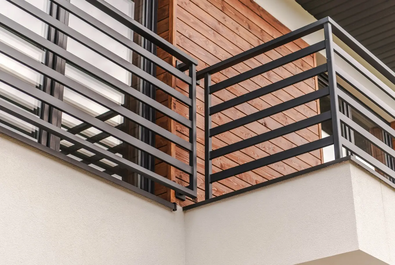 metalowa balustrada balkonowa